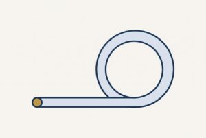 進んだつもりが元の場所に戻る道を表した図（治療院経営ラボ）